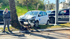 يافا: اصابة طفيفة بحادث طرق ذاتي خلف سجن أبو كبير 
